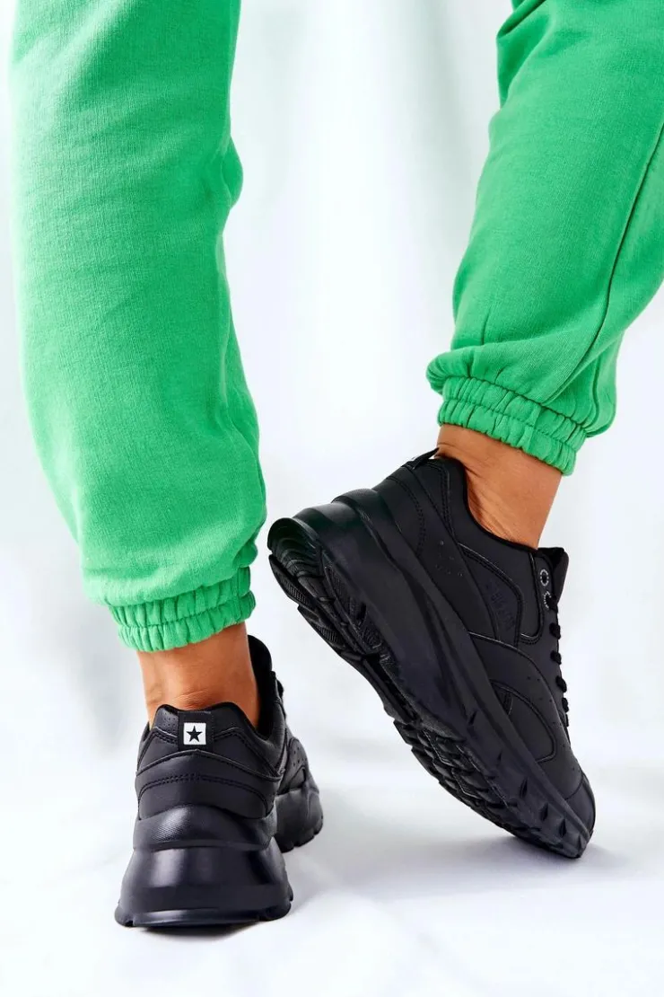 Big Star Shoes Buty Sportowe Na Platformie|Buty Sportowe Big Star*Sportowe Buty Big Star II274287 Czarne