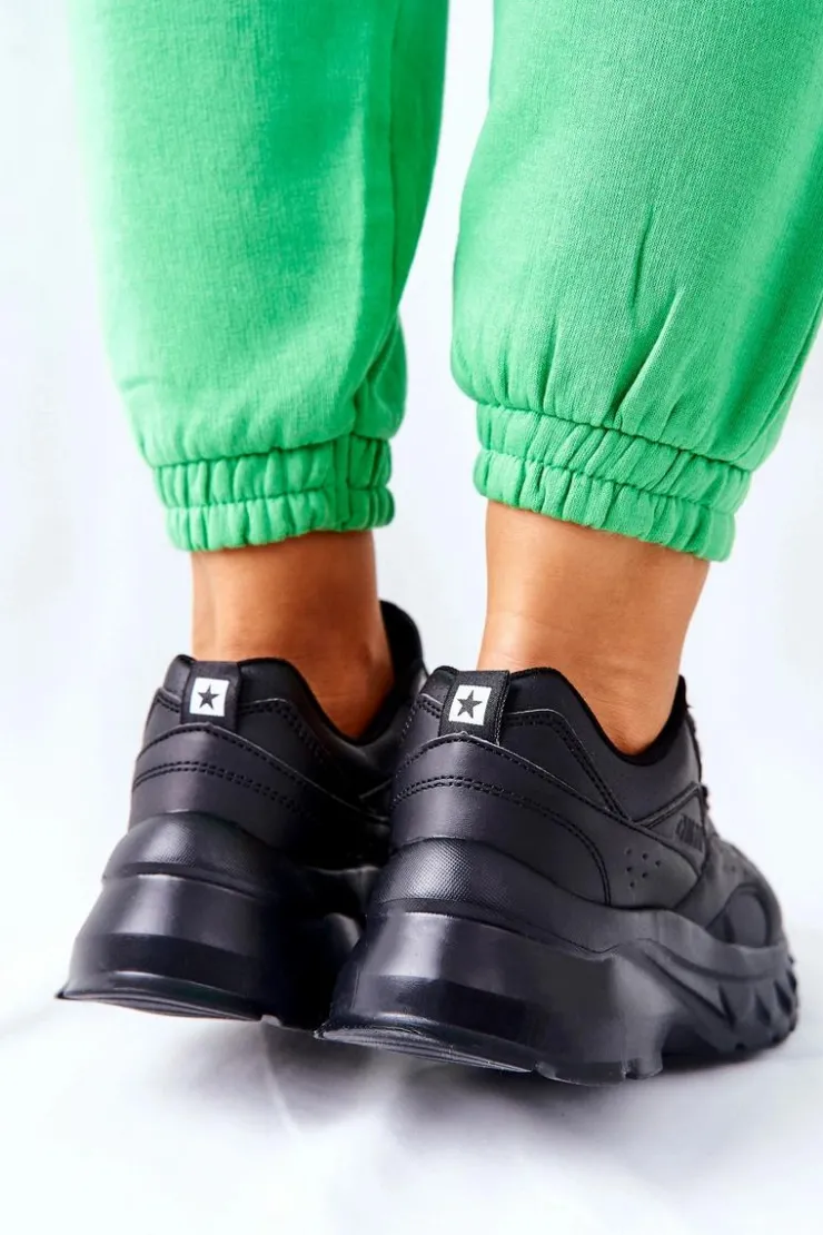 Big Star Shoes Buty Sportowe Na Platformie|Buty Sportowe Big Star*Sportowe Buty Big Star II274287 Czarne