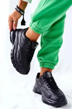 Big Star Shoes Buty Sportowe Na Platformie|Buty Sportowe Big Star*Sportowe Buty Big Star II274287 Czarne