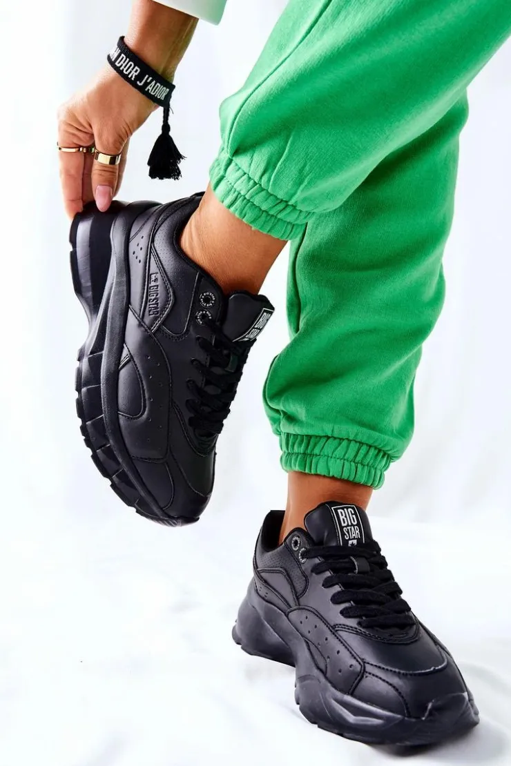 Big Star Shoes Buty Sportowe Na Platformie|Buty Sportowe Big Star*Sportowe Buty Big Star II274287 Czarne