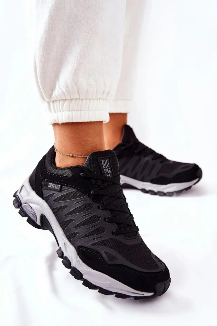 New Big Star Shoes Sportowe Buty Memory Foam Big Star GG274501 Czarne