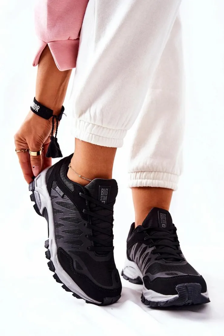 New Big Star Shoes Sportowe Buty Memory Foam Big Star GG274501 Czarne