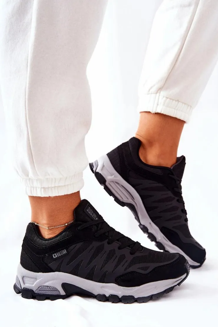 New Big Star Shoes Sportowe Buty Memory Foam Big Star GG274501 Czarne