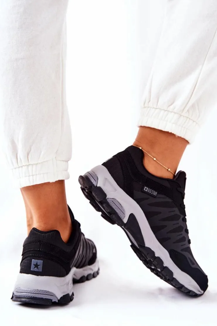 New Big Star Shoes Sportowe Buty Memory Foam Big Star GG274501 Czarne