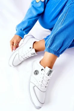 Online Big Star Shoes Sportowe Buty Na Platformie Big Star II274314 Białe