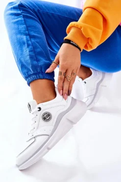 Online Big Star Shoes Sportowe Buty Na Platformie Big Star II274314 Białe