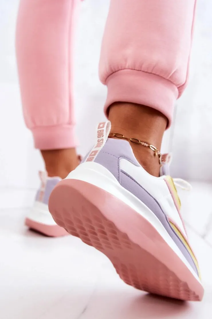 Damskie Big Star Shoes Sportowe Buty Sneakersy Big Star JJ274A511 Multikolor