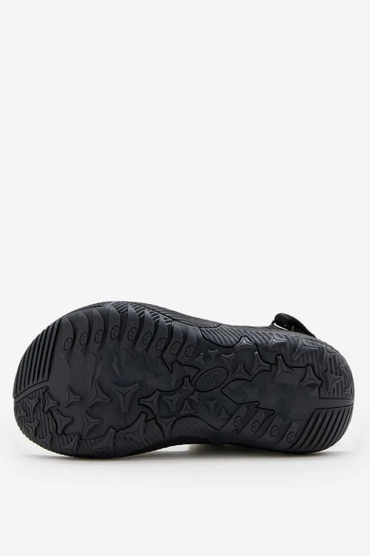 Hot 4F Sportowe Sandały Damskie RSS2SANF057-20S Czarne Czarny