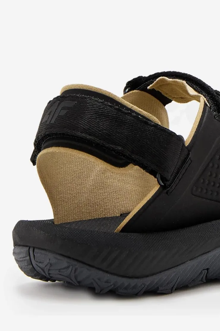 Hot 4F Sportowe Sandały Damskie RSS2SANF057-20S Czarne Czarny