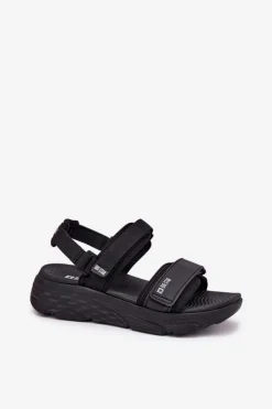 Big Star Shoes Sportowe Sandały Damskie Na Platformie Big Star RR274A077 Czarne Czarny