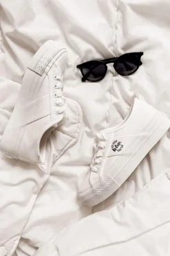 Damskie Lee Cooper Tenisówki Na Platformie LCW-22-31-0837L Białe