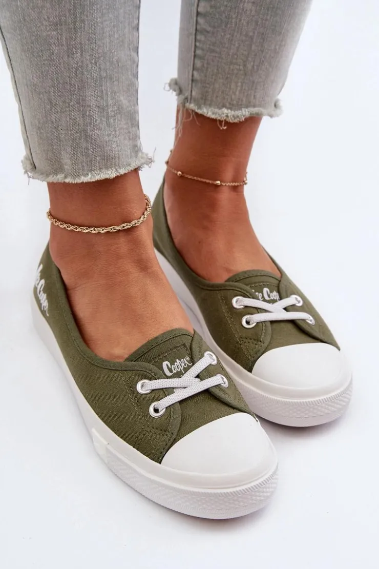 Lee Cooper Tenisówki Trampki Damskie LCW-24-31-2729 Zielone