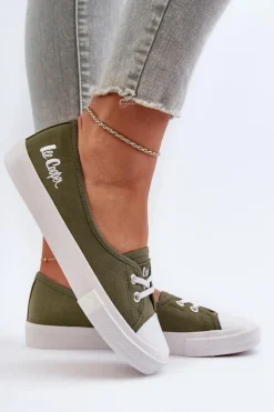 Lee Cooper Tenisówki Trampki Damskie LCW-24-31-2729 Zielone