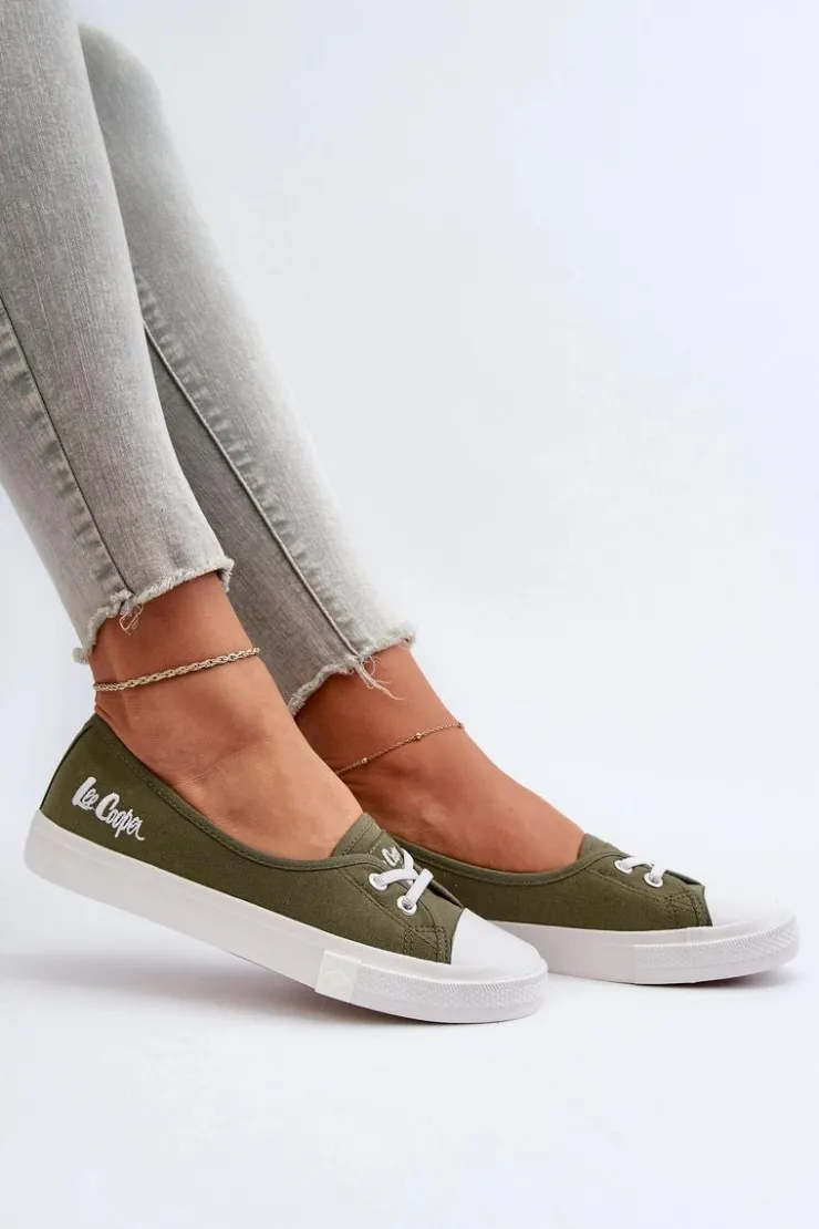 Lee Cooper Tenisówki Trampki Damskie LCW-24-31-2729 Zielone