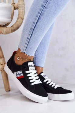 Damskie Lee Cooper Tenisówki Trampki LCW-22-31-0832L Czarne