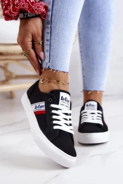 Damskie Lee Cooper Tenisówki Trampki LCW-22-31-0832L Czarne