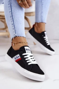 Damskie Lee Cooper Tenisówki Trampki LCW-22-31-0832L Czarne