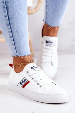 Outlet Lee Cooper Tenisówki Trampki LCW-22-31-0830L Białe