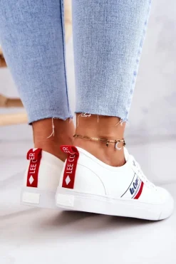 Outlet Lee Cooper Tenisówki Trampki LCW-22-31-0830L Białe