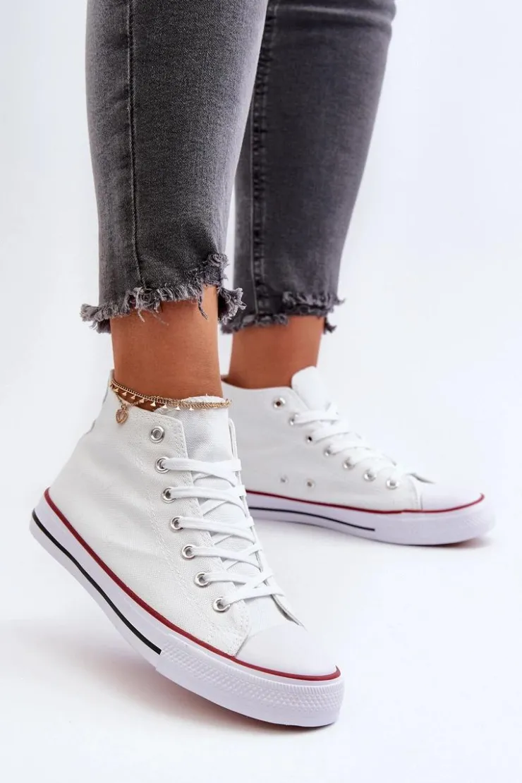 Hot Boto Trampki Damskie Białe Socerio Biały