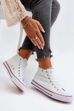 Hot Boto Trampki Damskie Białe Socerio Biały