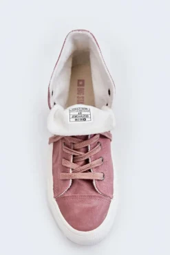 Big Star Shoes Trampki Ocieplane|Trampki Damskie Big Star*Trampki Damskie Big Star Wysokie Ocieplane Różowe EE274113 Różowy