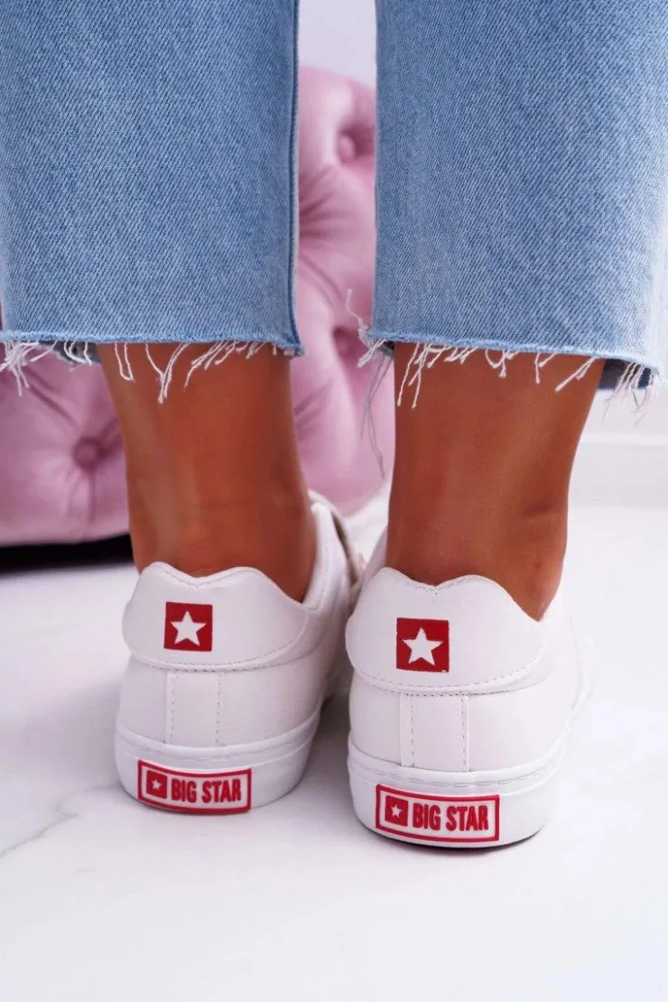 Damskie Big Star Shoes Trampki Damskie Big Star Białe EE274039