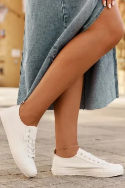 Big Star Shoes Trampki Damskie Big Star|Trampki Damskie Niskie*Trampki Damskie Big Star RR274730 Białe Biały