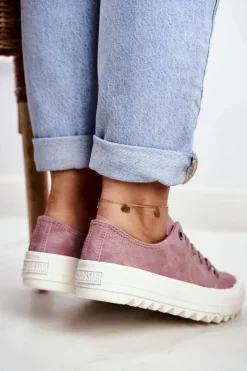 Hot Big Star Shoes Trampki Damskie Big Star Różowe GG274111