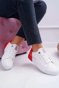 Cross Jeans Trampki Damskie Białe EE2R4016C