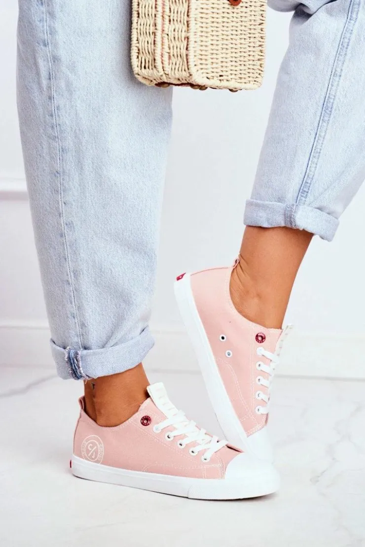 Damskie Cross Jeans Trampki Damskie Różowe FF2R4019C