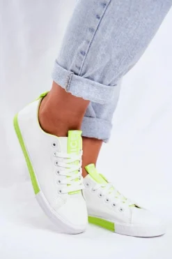 Online Boto Trampki Damskie Klasyczne Zielone Ville