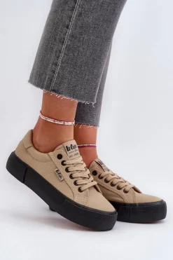 Online Lee Cooper Trampki Damskie LCW-24-31-2721 Beżowe