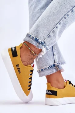 Damskie Lee Cooper Trampki Damskie LCW-23-44-1649L Żółte