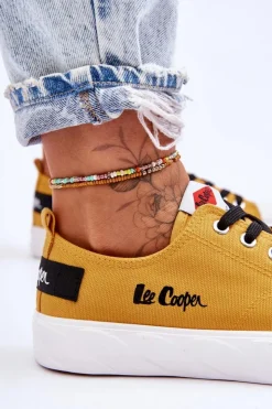 Damskie Lee Cooper Trampki Damskie LCW-23-44-1649L Żółte