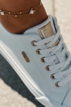 Best Big Star Shoes Trampki Damskie Z Eko Skóry Big Star RR274748 Białe Biały