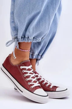 Boto Trampki Damskie Niskie*Trampki Klasyczne Niskie Damskie Brązowe Vegas