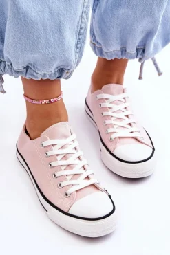 Discount Boto Trampki Klasyczne Niskie Damskie Jasnoróżowe Vegas Różowy