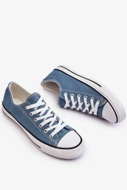 Online Boto Trampki Klasyczne Niskie Damskie Jasnoniebieskie Vegas