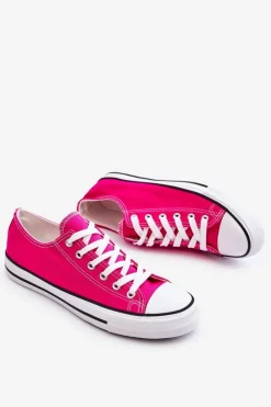 Boto Trampki Damskie Niskie*Trampki Klasyczne Niskie Damskie Fuksja Vegas