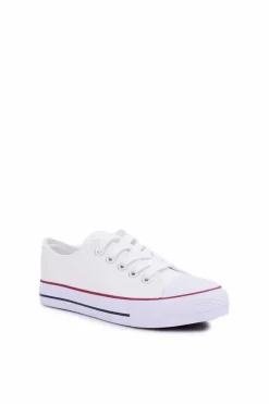 Online Boto Trampki Młodzieżowe Buty Białe Filemon