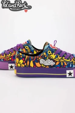 Big Star Shoes Trampki Męskie Big Star|Trampki Niskie*Trampki Pol'and'Rock Festival X Big Star SS274905 Fioletowe