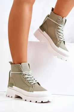 Discount Boto Trapery Wiązane Zielone Faithfull