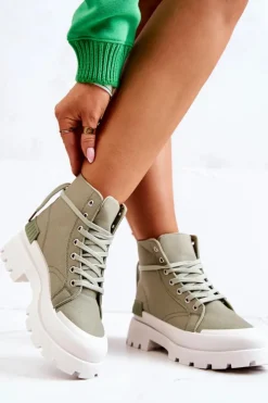 Discount Boto Trapery Wiązane Zielone Faithfull