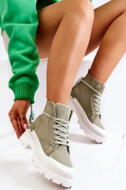 Discount Boto Trapery Wiązane Zielone Faithfull