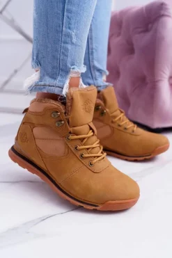 Boto Trekkingowe Damskie*Trekkingowe Damskie Ocieplane Buty z Kożuszkiem Sheep