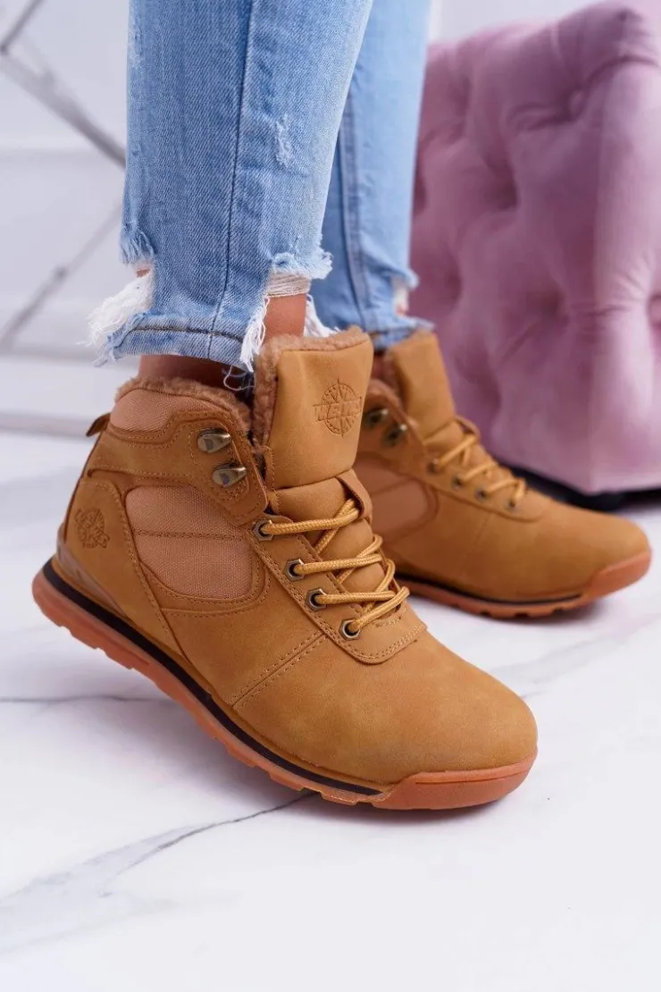 Boto Trekkingowe Damskie*Trekkingowe Damskie Ocieplane Buty z Kożuszkiem Sheep