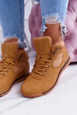 Boto Trekkingowe Damskie*Trekkingowe Damskie Ocieplane Buty z Kożuszkiem Sheep