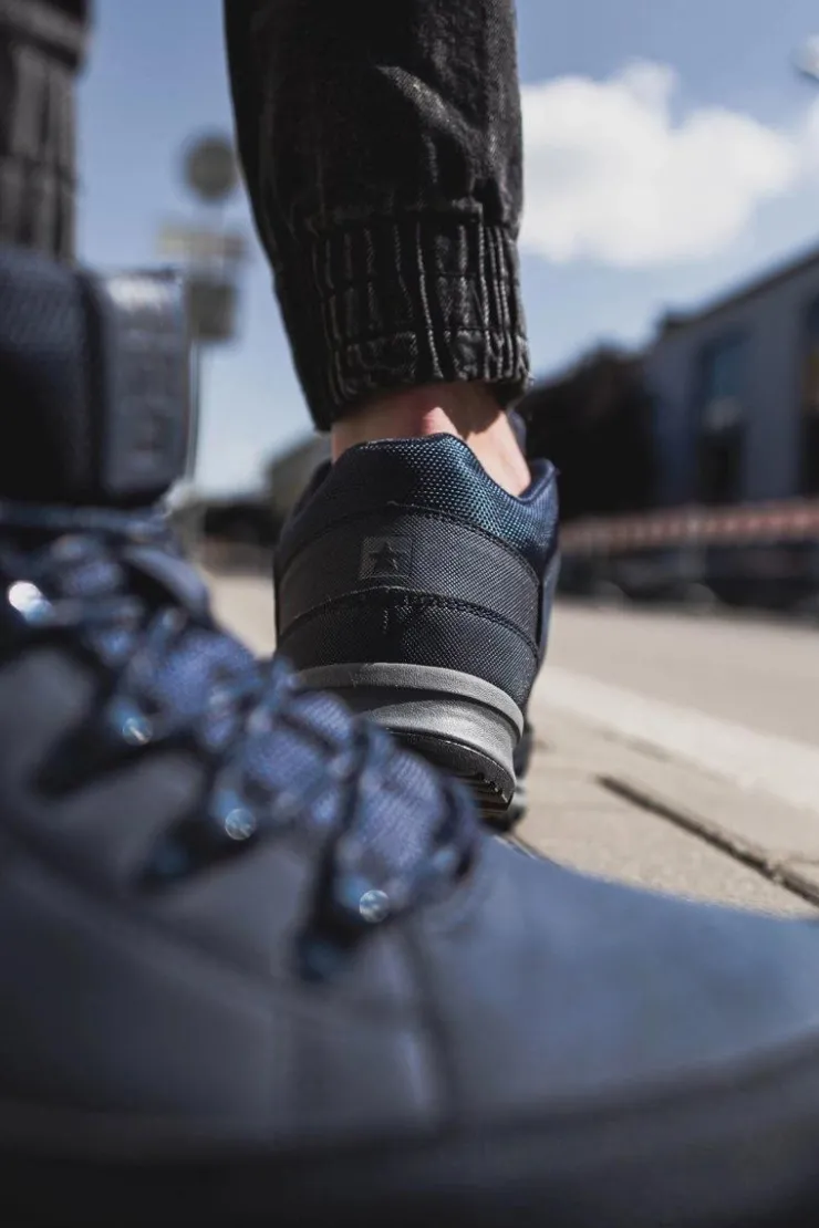 Big Star Shoes Trampki Męskie Big Star|Obuwie Trekkingowe Męskie*Trekkingowe Młodzieżowe Buty Big Star Wysokie Outdoor Granatowe EE274817