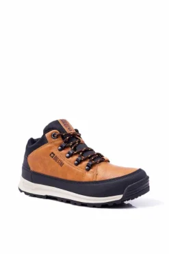 Damskie/Męskie Big Star Shoes Trekkingowe Młodzieżowe Buty Big Star Wysokie Outdoor Camel EE274815